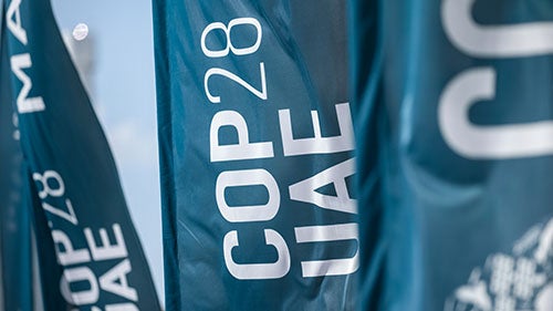 COP 28 banner
