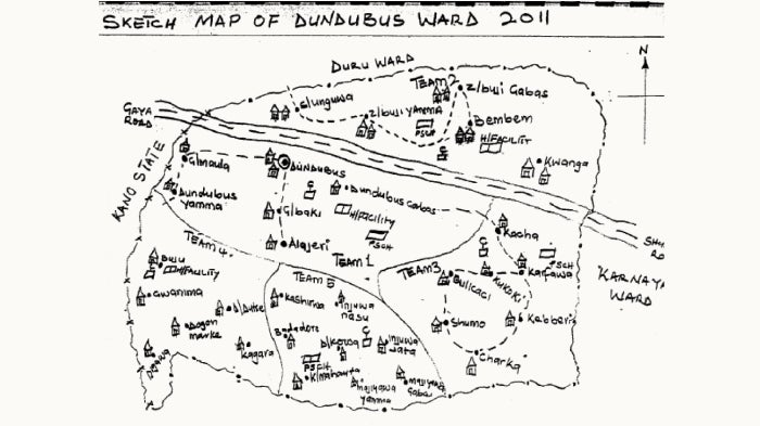 "Dundubus Hand Drawn Map" 