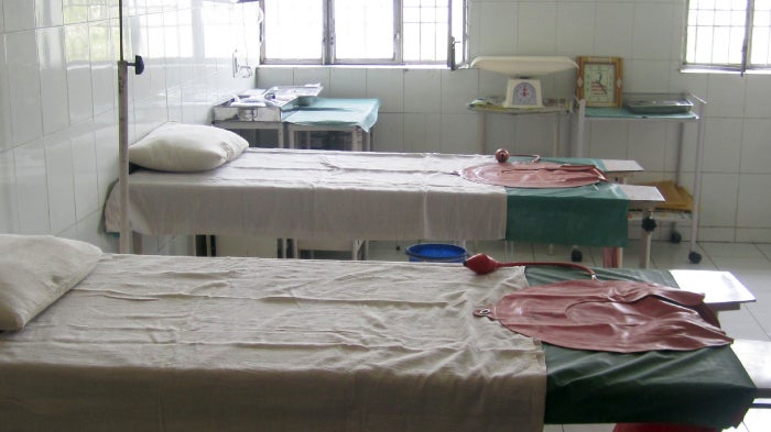 "Two Delivery Beds in a Health Center" 