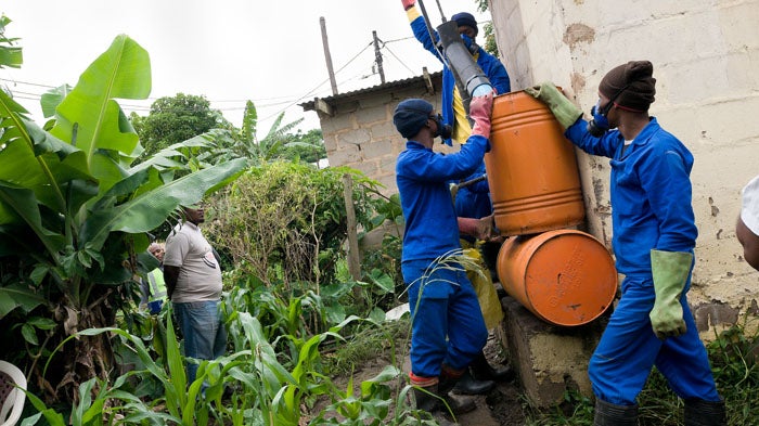 "Emptying latrines in Durban" 