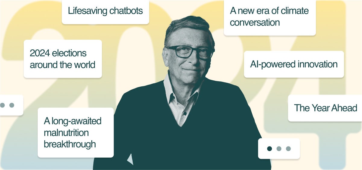 Bill Gates: AI is about to supercharge the innovation pipeline in 2024